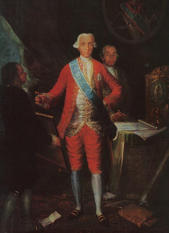 Francisco de Goya The Count of Floridablanca Norge oil painting art